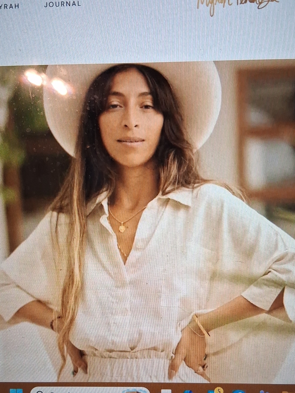 Myrah Penaloza Suka Top 100% French Linen Ovetsized Shurt S/M - Picture 6 of 7